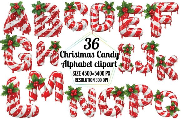 Christmas Candy Cane Alphabet Numbers: A Review for Bloggers and Digital Publishers