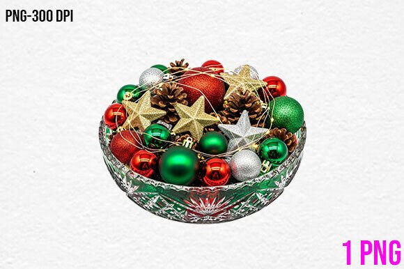 Christmas Ornament Bowl Clipart: A Designer’s Review for Branding