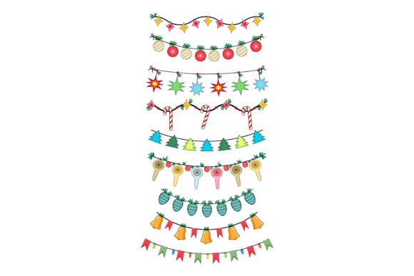 Colorful Christmas Garlands Presenting D Review