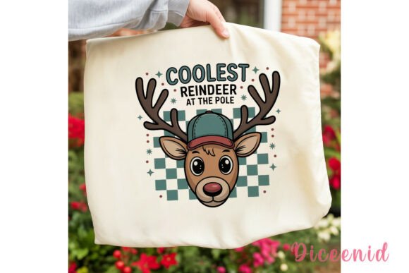 Coolest Reindeer Christmas PNG Clipart for Illustrations