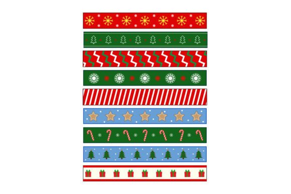 Decorative Christmas Washi Tapes with Fe: Illustrations for Local Branding