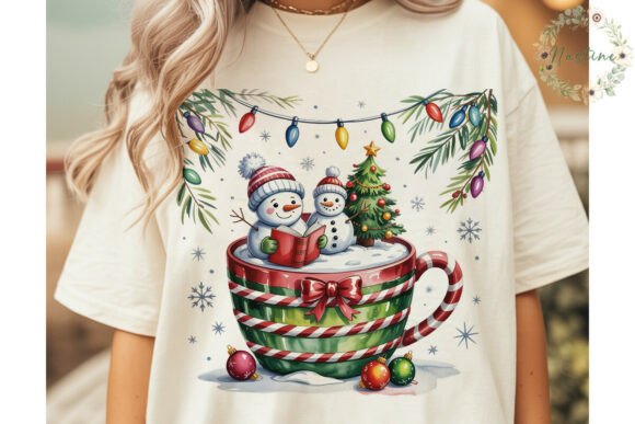 Festive Snowman Mug Christmas PNG Review for Illustrations
