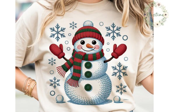 Knitted Snowman Christmas PNG Clipart Review