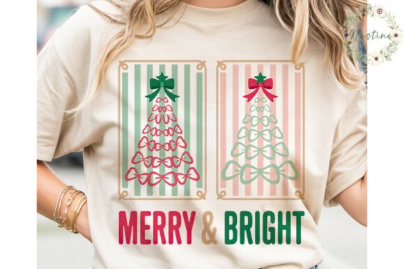 Merry Bright Christmas Frames PNG for Illustrations
