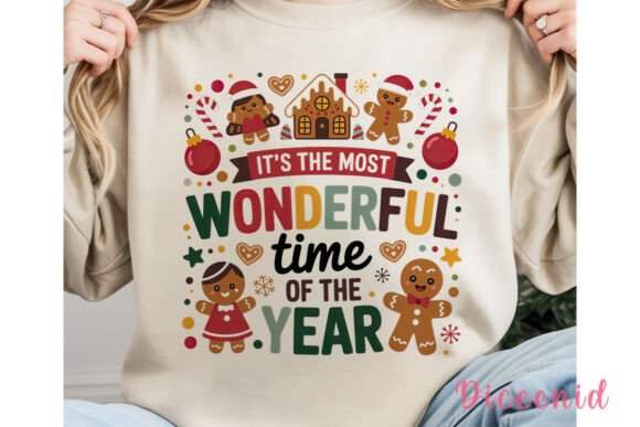 Most Wonderful Time Christmas PNG: Illustrations for Branding