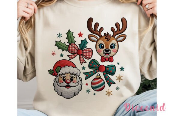Review: Festive Christmas Character Clipart PNG for Embroidery