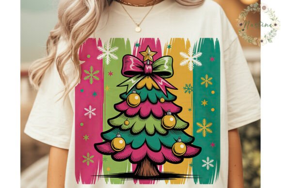 Vibrant Christmas Tree PNG Clipart: A Designer’s Review for Illustrations